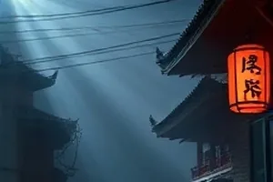 《灯塔守夜人》礁石灯塔与夜潮的画面